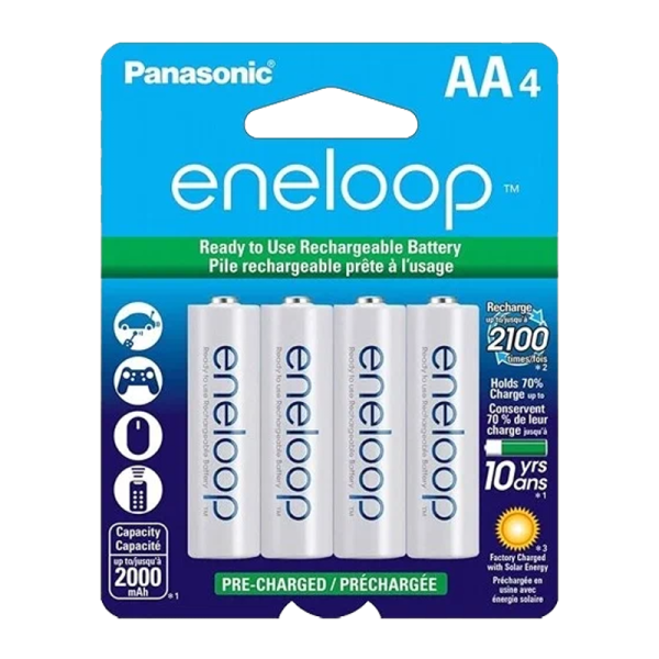 Аккумулятор предзаряженный RTU Panasonic HR6 AA BL4 eneloop pro 2000mAh (4/80)