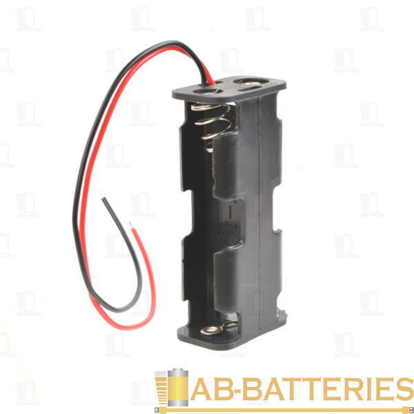 Отсек для элементов питания ROBITON Bh2xAA/2 с двумя проводами PK1 (1/50/500)