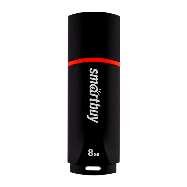 Флеш-накопитель Smartbuy Crown 8GB USB2.0 пластик черный