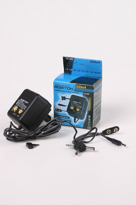 Блок питания ROBITON PC300 300мА BL1 (1/100)