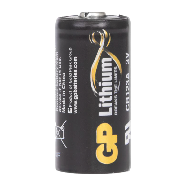 Батарейка GP CR123A BL1 Lithium 3V (1/10/450)