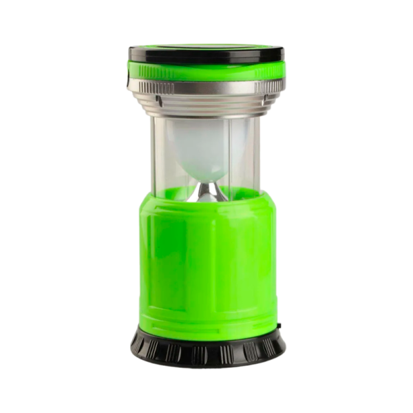 Фонарь туристический Облик 6014 15LED от аккумулятора зеленый