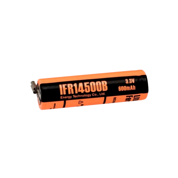 Аккумулятор ET IFR14500B-HT 14.5*50.0, 600mAh, Li-Fe, 3.3V (1/600)"