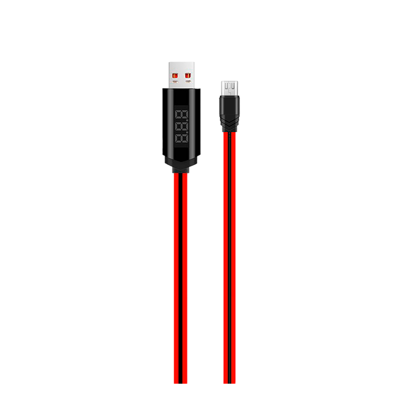 Кабель HOCO U29 USB (m)-microUSB (m) 1.2м 2.0A силикон красный (1/20/200)
