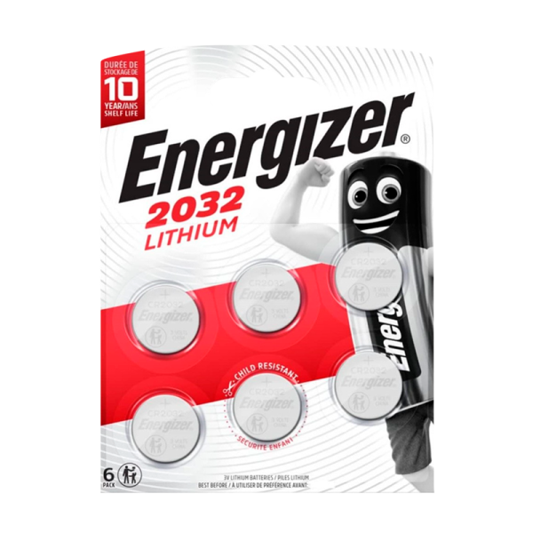 Батарейка Energizer CR2032 BL6 Lithium 3V (6/60/420)