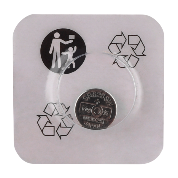 Батарейка Maxell 377 (SR626SW) BL1 Silver Oxide 1.55V 0%Hg (1/10/100)