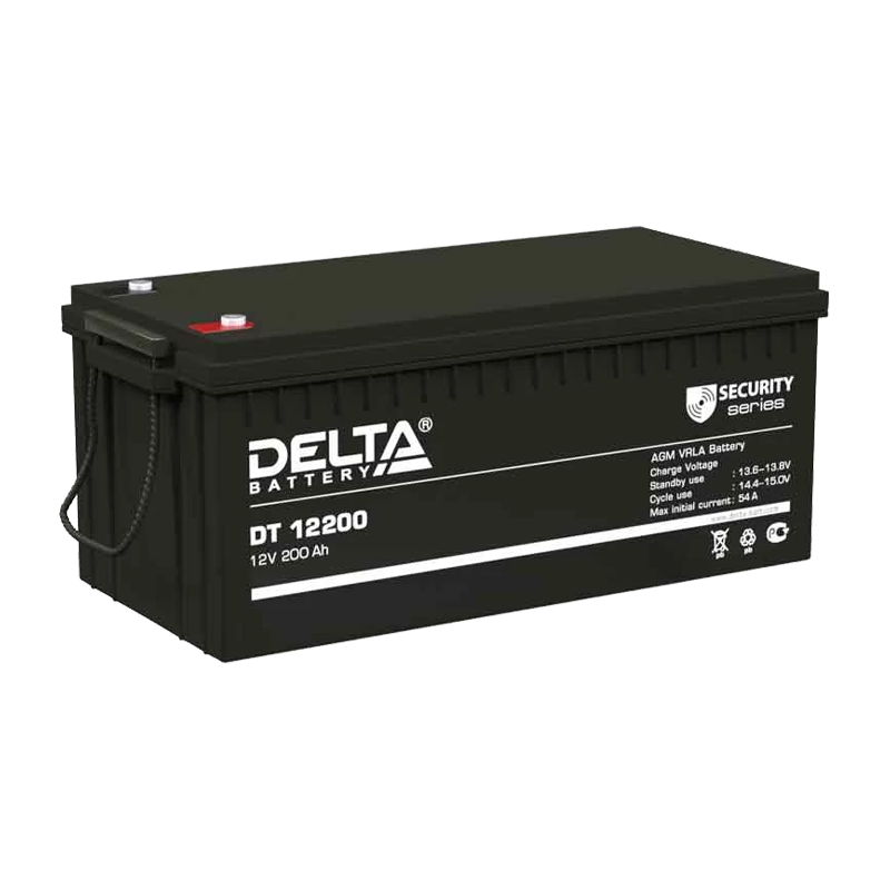 Аккумулятор свинцово-кислотный Delta DT 12200 12V 200Ah