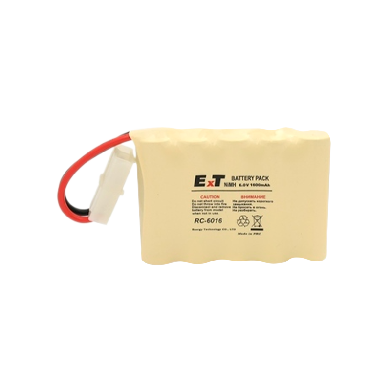 Аккумулятор ET RC-6016VTB PK1 белый большой, 6.0V, 1600mAh, Ni-Mh