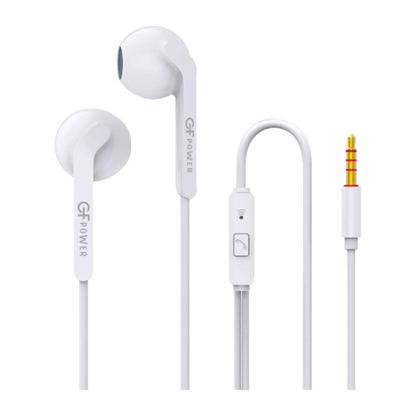 Наушники вставные GFPower A01 с микр. белый