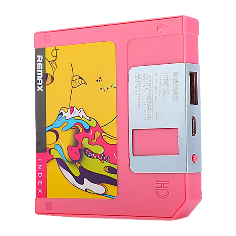 Внешний аккумулятор Remax RPP-17 Floppy Disk 5000mAh 1.5A 1USB розовый