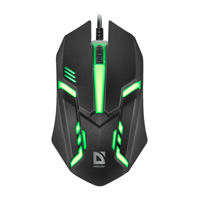 Мышь проводная Defender MB-560L Cyber классическая USB черный (1/40)