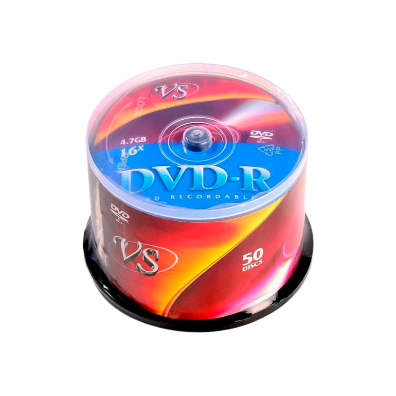 Диск DVD-R VS 4.7GB 16x 50шт. cake box (50/250)