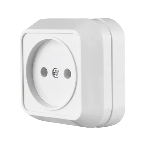 Розетка Makel Siva Ustu 1гн. 16A белый 45102 (1/10)