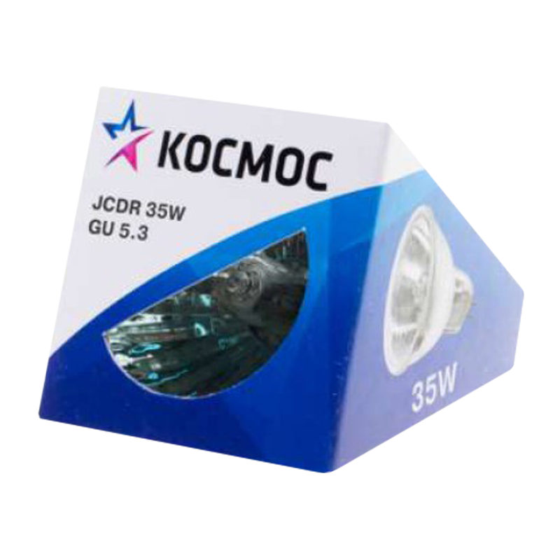 Лампа галогенная Космос JCDR GU5.3 35W 220V софит