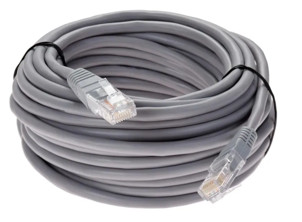 Патч-корд ENERGY POWER RJ-45 (m)-RJ-45 (m) 30.0м кат.5е ПВХ серый (1/100)