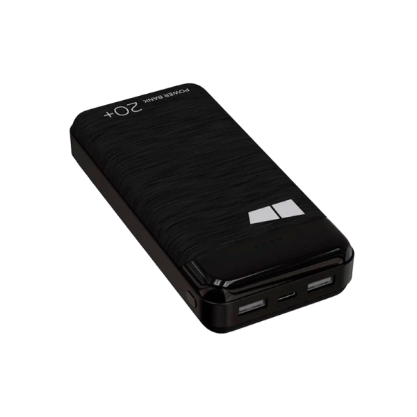 Внешний аккумулятор MORE CHOICE PB33-20 20000mAh 2.1A 2USB черный (1/10/50)
