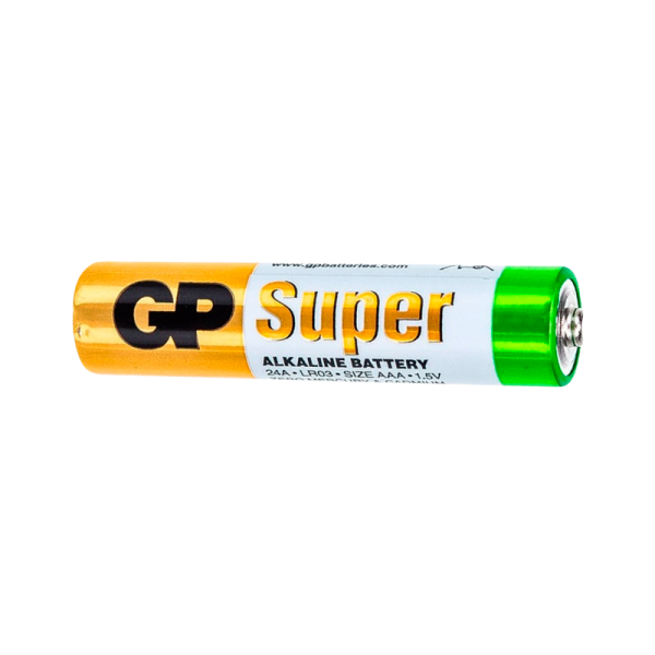 Батарейка GP Super LR03 AAA Shrink 4 Alkaline 1.5V (4/96/192/384) R