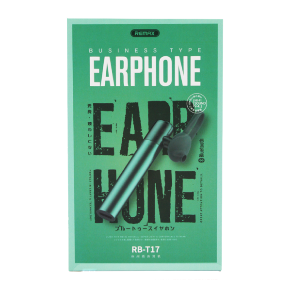 Bluetooth-гарнитура REMAX RB-T17 Зеленый