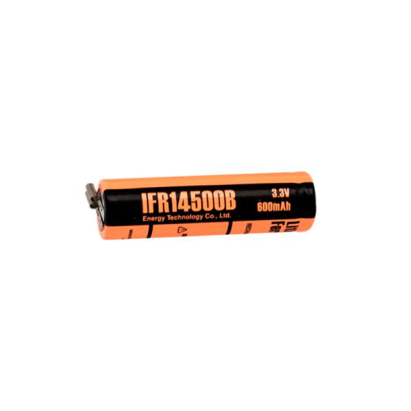 Аккумулятор ET для Moser IFR14500B 3.3V P/N: 1584-7100 (ET), 600мАч (1/600)