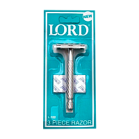 Бритва классическая Т-образная Lord +1 лезвие L122 1шт. (1/12)