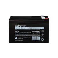 Аккумулятор свинцово-кислотный GoPower LA-1270 12V 7Ah клеммы T2/ F2 (1/5)