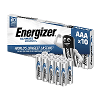 Батарейка Energizer Ultimate FR03 AAA BOX10 Lithium 1.5V (10/120)