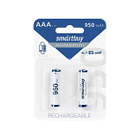 Аккумулятор бытовой Smartbuy HR03 AAA BL2 NI-MH 950mAh (2/24/240)