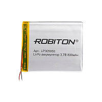 Аккумулятор ROBITON LP305060 3.7В 800mAh PK1 (1/250)