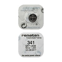 Батарейка Renata 341 (SR714SW) Silver Oxide 1.55V (1/10/100) 