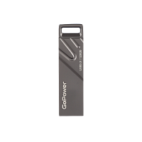 Флеш-накопитель GoPower TITAN 128GB USB3.0 металл черный графит (1/50/1000) 