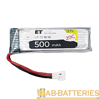 Аккумулятор ET LP721855-20CM Li-Pol, 3.7В, 500мАч (1/20)