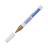 Маркер промышленный MunHwa PAINT MARKER PM-07 4.0мм нитрокраска золотой (1/12/576) 