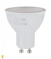 Лампа светодиодная ЭРА MR16 GU10 5W 2700К 220-240V софит Eco матовая (1/10/100)