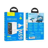 Сетевое З/У HOCO N36 3USB/Type-C 65W белый