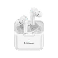 Наушники внутриканальные Lenovo QT82 bluetooth 5.0 с микр. белый