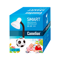 Светильник настольный Camelion KD-381 40W 230V E27 на основании белый