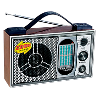 Радиоприемник DEESPI S1208 RE-14 пластик AM/FM/SW питание ААх2/220V (1/30)