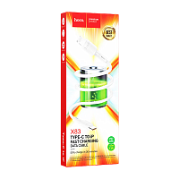 Кабель HOCO X83 Lightning (m)-Type-C (m) 1м 3.0A 20W ПВХ белый (1/33/330)