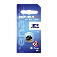 Батарейка Renata CR1220 BL1 Lithium 3V (10/300/2400)