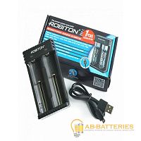 Зарядное устройство ROBITON Li-4  1-4 Li-ion 10440, 14500, 16340 (RCR123A), 18650, 26650, 32650