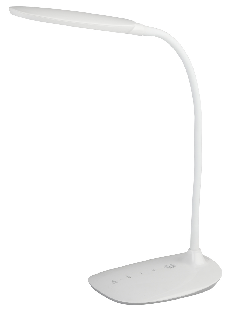 Светильник настольный ЭРА NLED-453 9W 220V 48LED на основании сенс. 5 ур.ярк.+3 цв. белый (1/8)