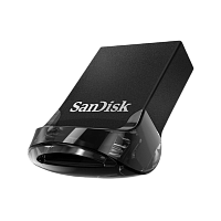 Флеш-накопитель SanDisk Ultra Fit CZ430 128GB USB3.1 пластик черный