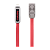USB Кабель REMAX Armor 2in1 (Micro-Iphone 5/6/7/SE) (1M, 2.1A) RC-067t Красный