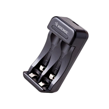 З/У для аккумуляторов Космос 901USB AA/AAA 2 слота+USB (1/80)