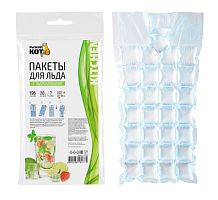 Пакет для льда Рыжий кот 31см x 15.5см 25мкм с гидроклапаном 7шт. (1/50)