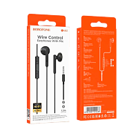 Наушники вставные Borofone BM82 с микр. черный (1/76/304)