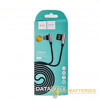 Кабель HOCO U42 USB (m)-Type-C (m) 1.2м 2.4A ткань черный (1/24/240)