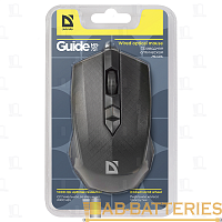 Мышь проводная Defender MB-751 Guide классическая USB черный (1/40) 