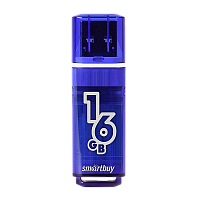 Флеш-накопитель Smartbuy Glossy 16GB USB3.0 пластик синий 