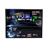Приставка для цифрового ТВ Youwei DVB T9999 черный 